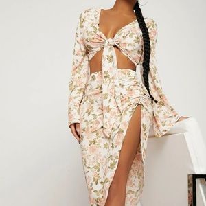 Floral 2 piece skirt